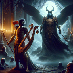 Fase 4 de Orfeu e Eurídice – O embate entre Orfeu e Hades 